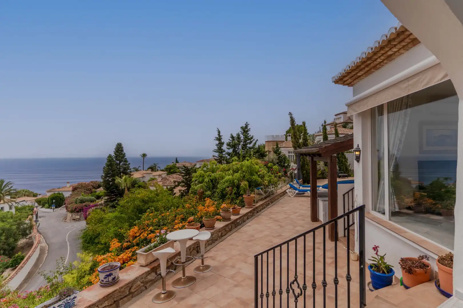 Terrassa de Casa o xalet en venda en Salobreña amb Aire condicionat, Calefacció i Jardí privat