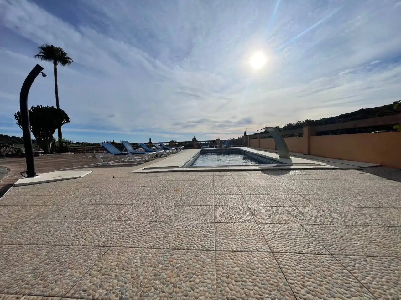 Piscina de Finca rústica en venda en Estepona amb Aire condicionat, Calefacció i Jardí privat