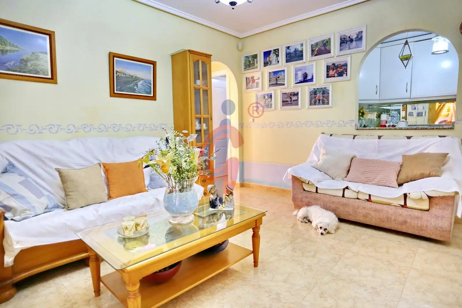Sala de estar de Planta baja en venta en Guardamar del Segura con Aire acondicionado, Terraza y Trastero