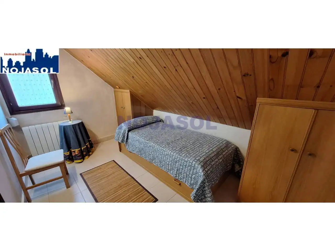 Schlafzimmer von Maisonette zur Miete in Noja mit Heizung, Terrasse und Möbliert