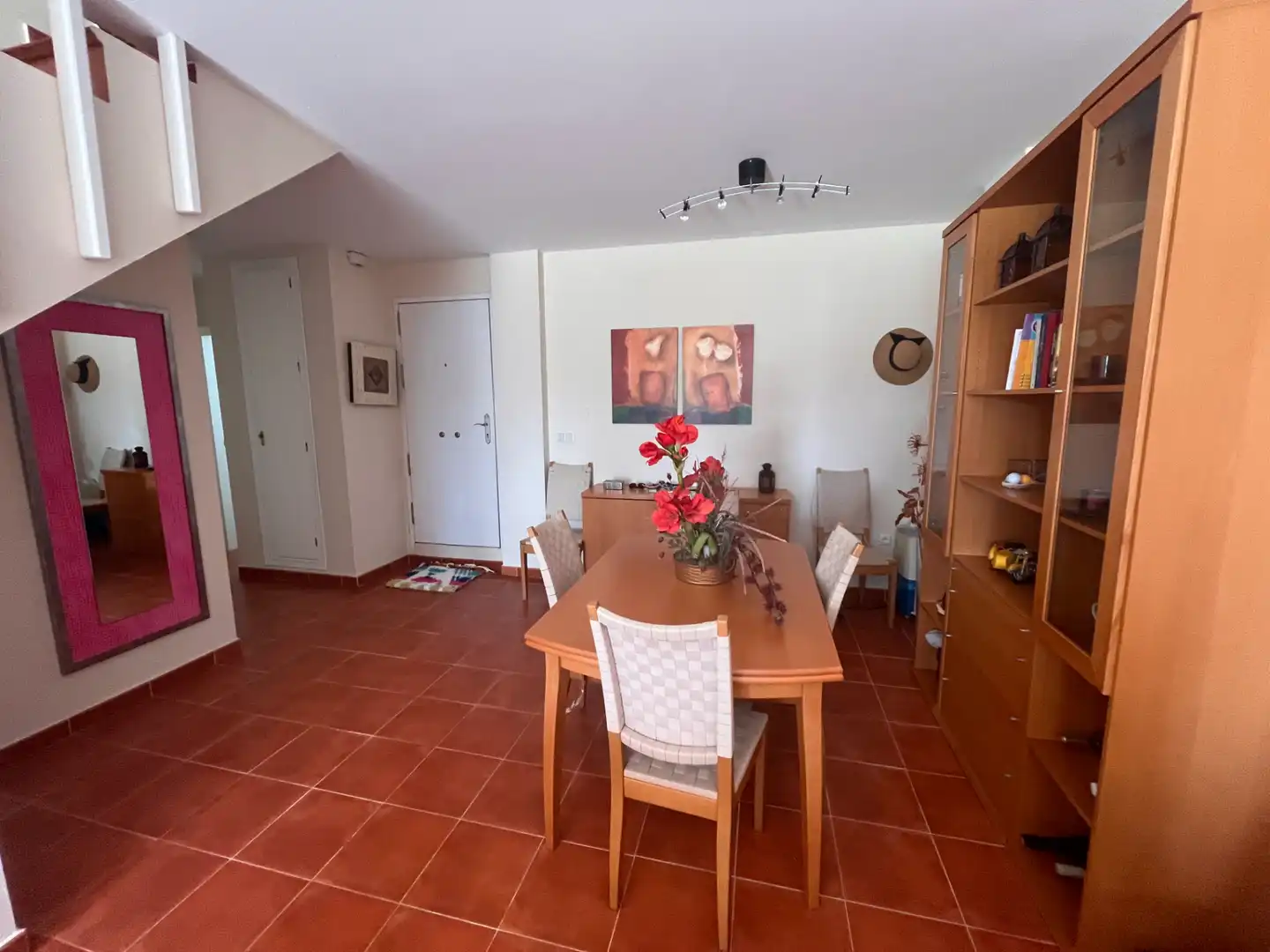 Menjador de Dúplex en venda en Islantilla amb Aire condicionat, Terrassa i Moblat