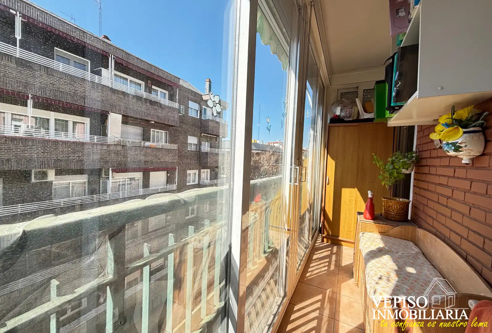 Terrasse von Wohnung zum Verkauf in Madrid mit Klimaanlage, Heizung und Abstellraum