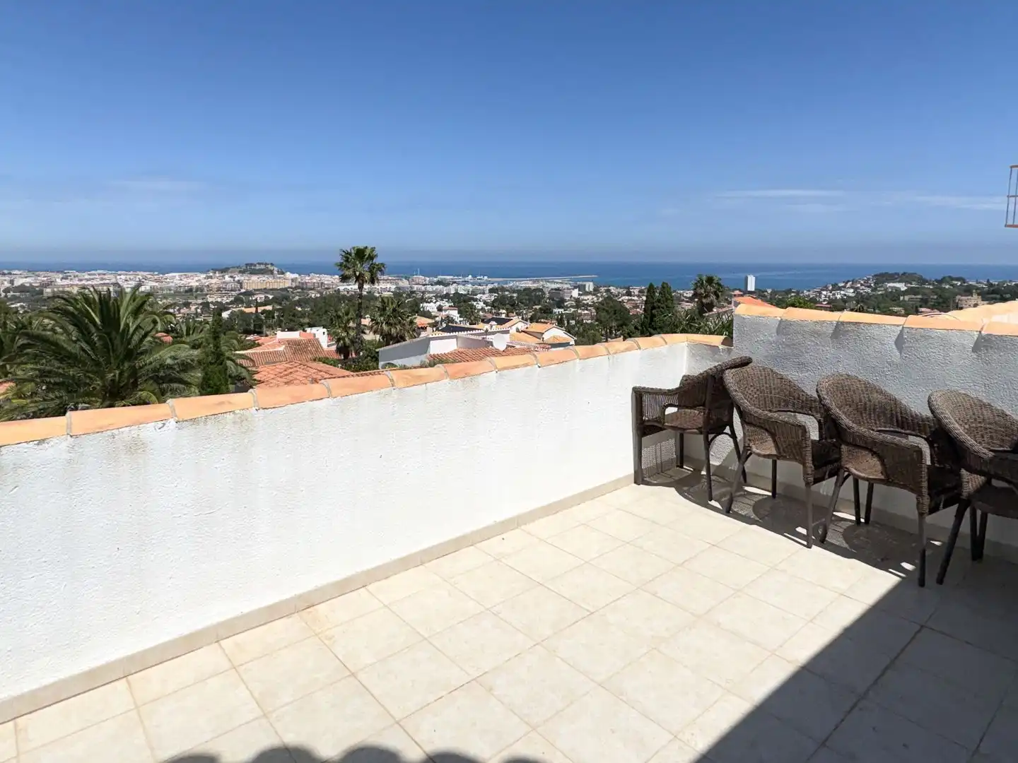 Terraza de Casa o chalet en venta en Dénia con Aire acondicionado, Calefacción y Jardín privado
