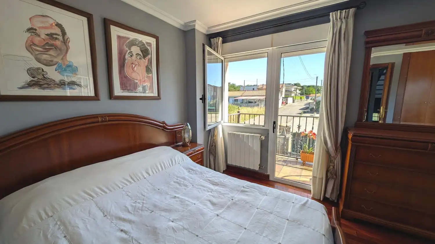 Bedroom of Apartments for rent in Camargo  with Heating, Terrace and Furnished