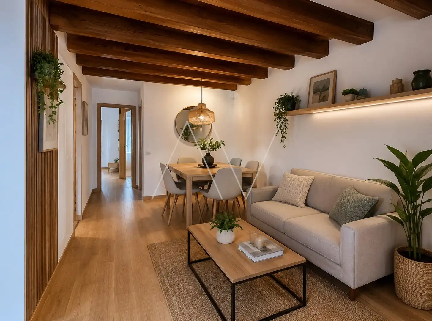 Sala d'estar de Pis en venda en Barcelona amb Balcó