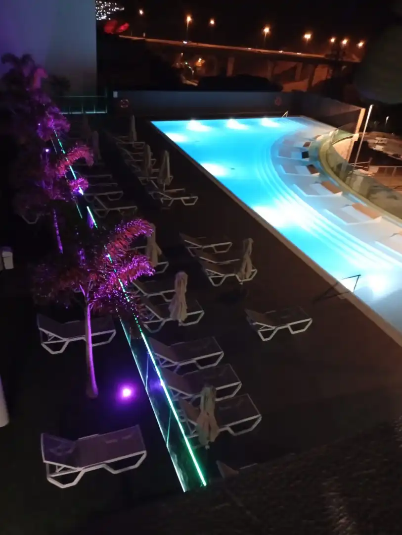 Piscina de Pis de lloguer en Mogán amb Aire condicionat, Traster i Moblat