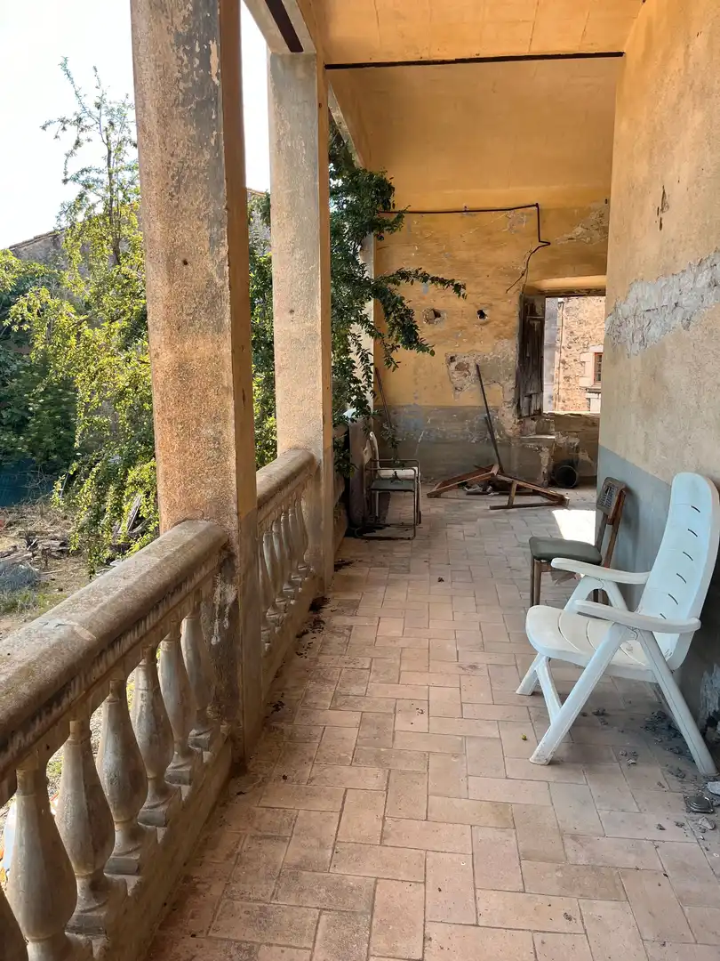 Terrace of Country homes for sale in Flaçà  with Private garden, Terrace and Alarm