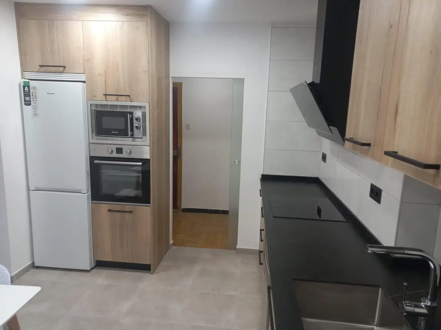 Kitchen of Flat for rent in Huesca  with Air Conditioner and Furnished
