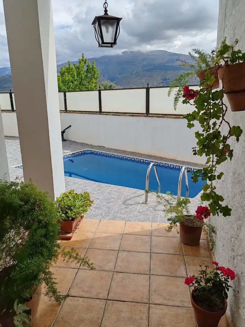 Piscina de Casa adosada en venda en El Pinar amb Terrassa, Moblat i Forn