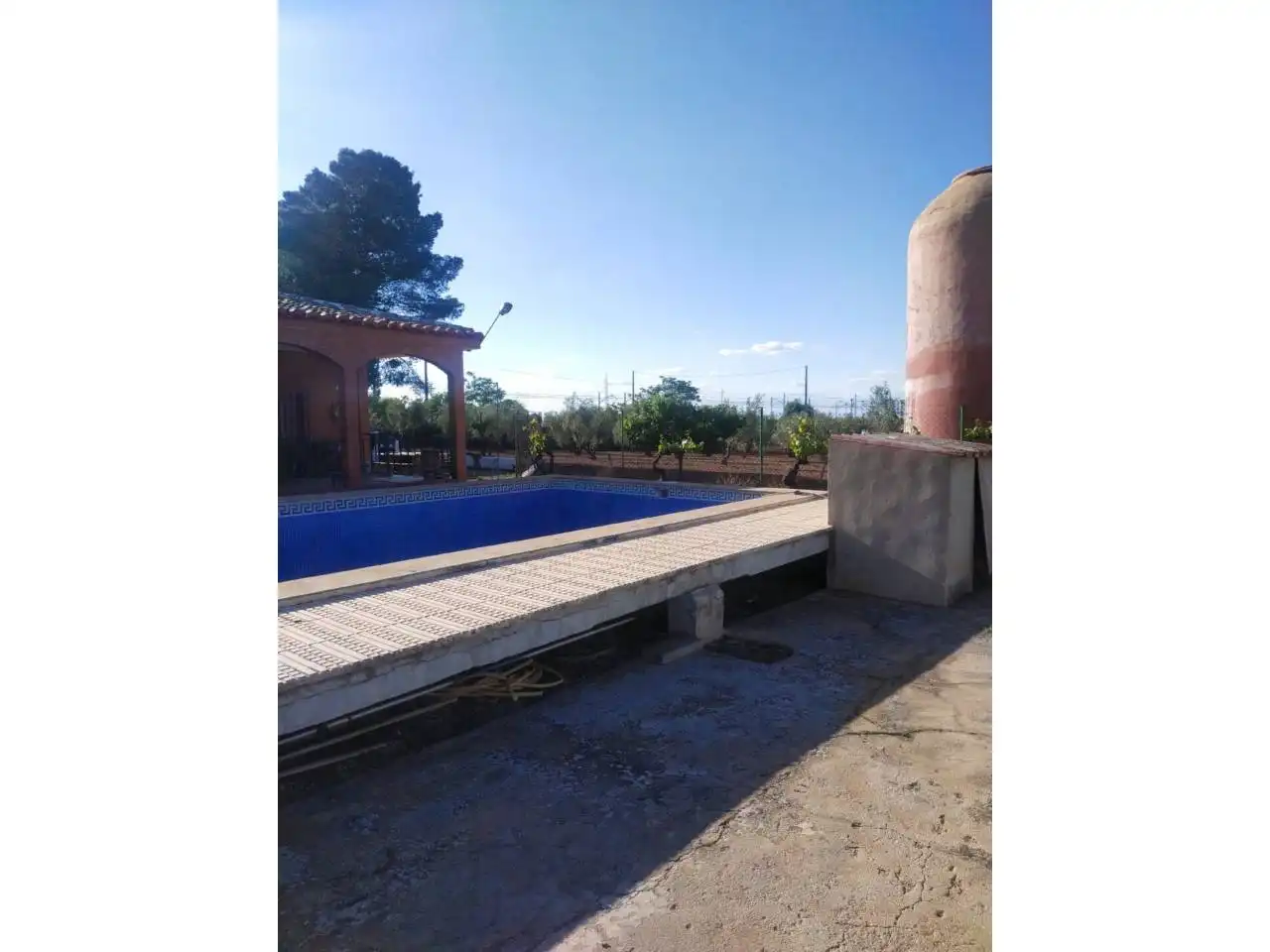 Piscina de Finca rústica en venda en Manzanares amb Jardí privat, Terrassa i Piscina