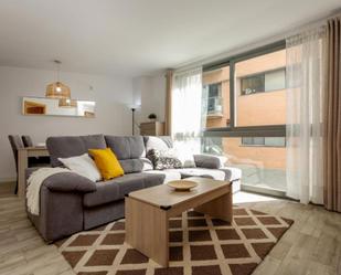 Sala d'estar de Apartament de lloguer en  Barcelona Capital amb Aire condicionat, Moblat i Forn