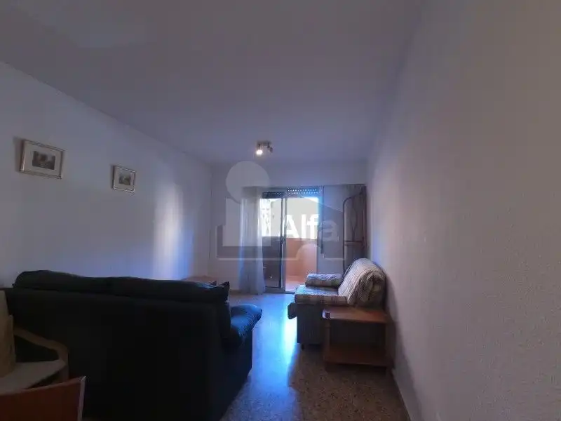 Wohnzimmer von Wohnung zur Miete in Valencia mit Klimaanlage, Möbliert und Ofen