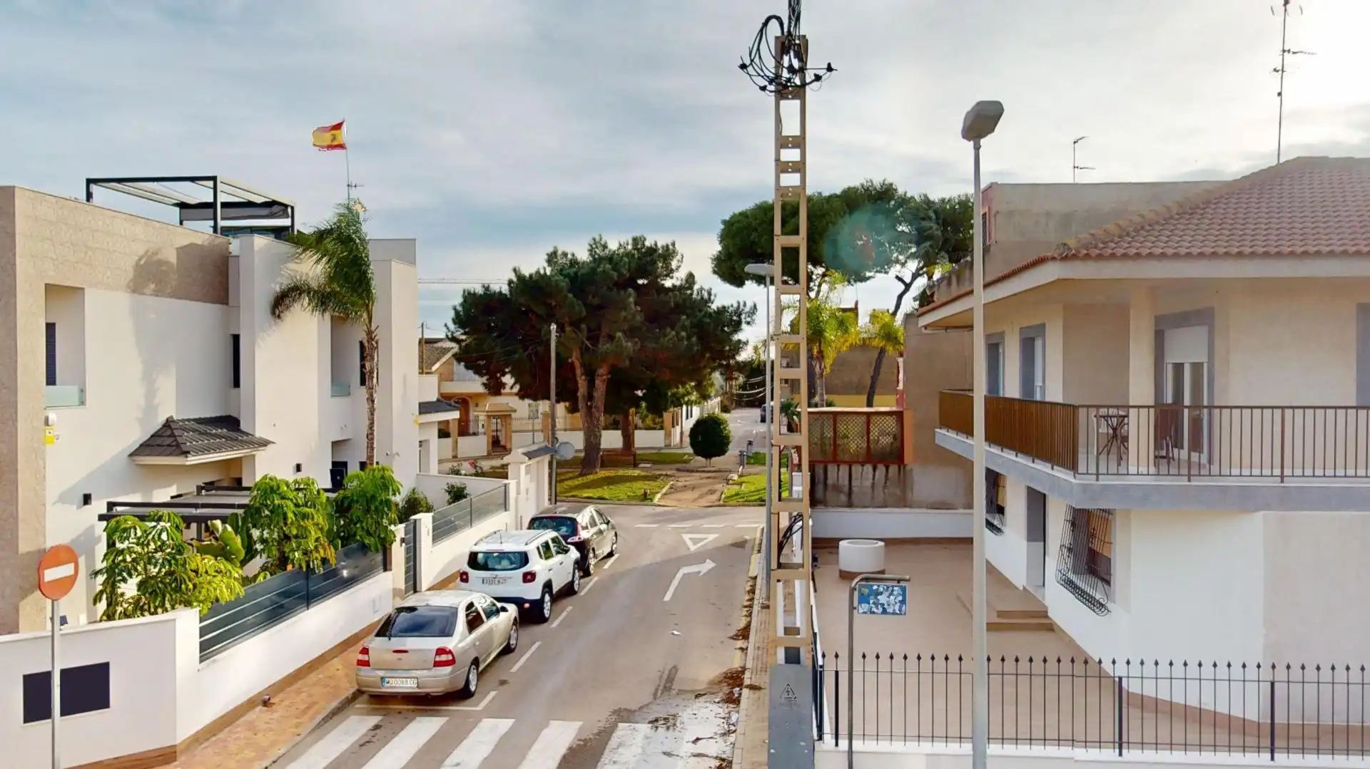 Außenansicht von Wohnung zum Verkauf in San Pedro del Pinatar mit Klimaanlage, Terrasse und Möbliert