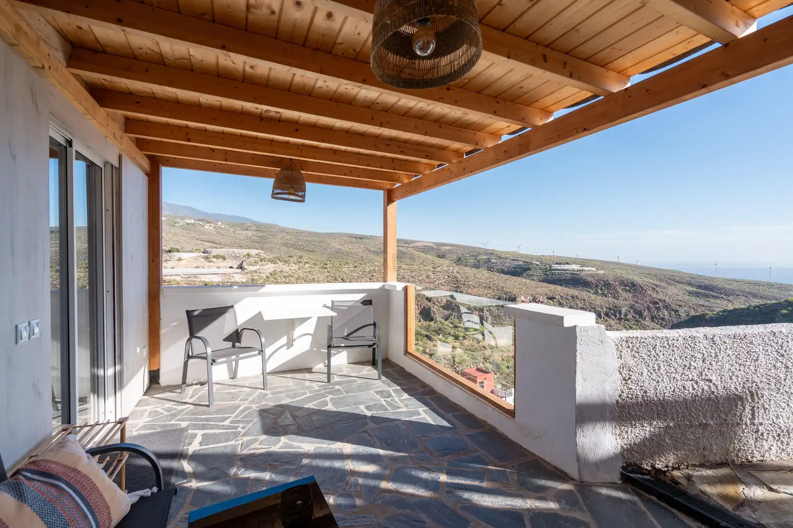Terrasse von Haus oder Chalet zur Miete in Candelaria