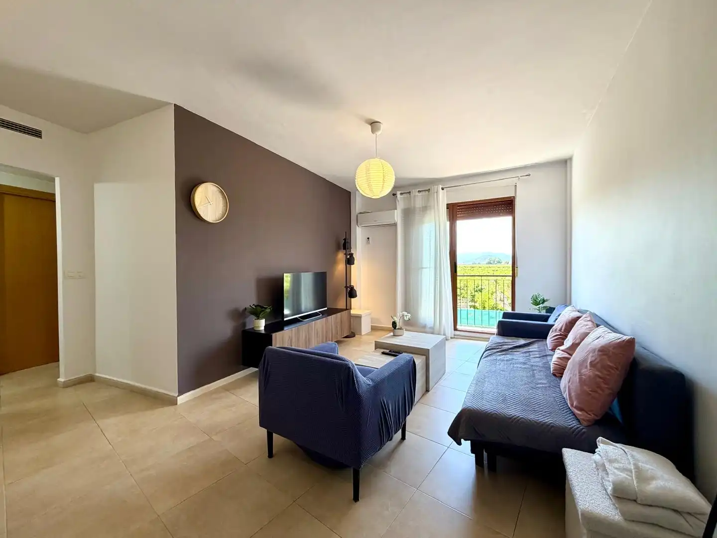 Wohnzimmer von Wohnung zum Verkauf in Canet d'En Berenguer mit Klimaanlage, Heizung und Ofen