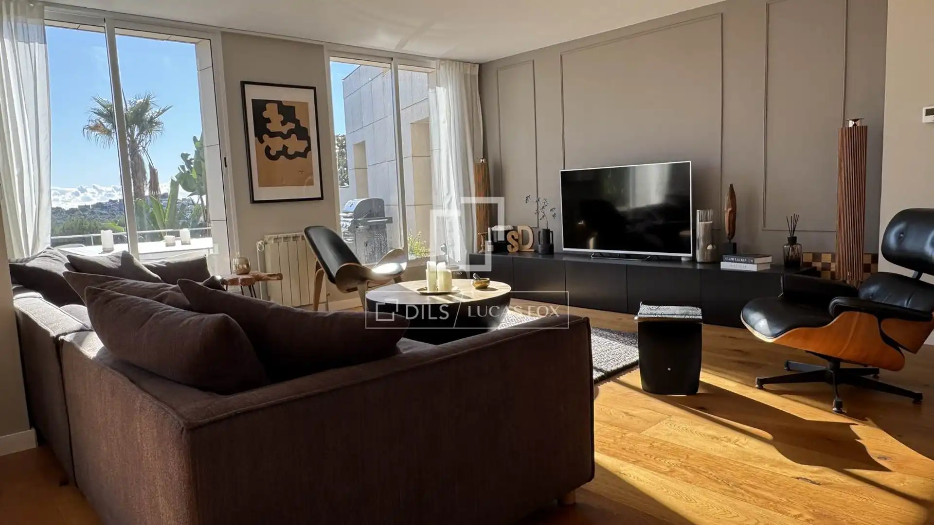 Sala d'estar de Casa o xalet en venda en Sant Just Desvern amb Aire condicionat, Calefacció i Jardí privat