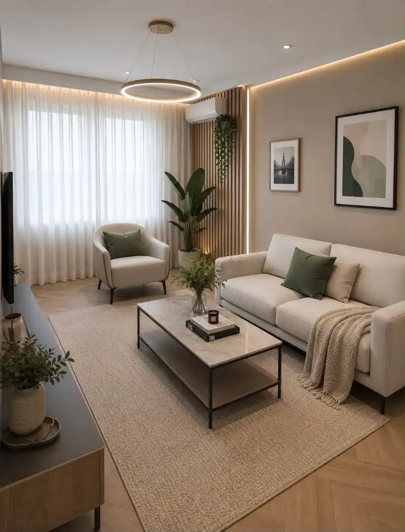 Living room of Flat for sale in Fuenlabrada  with Air Conditioner, Terrace and Furnished