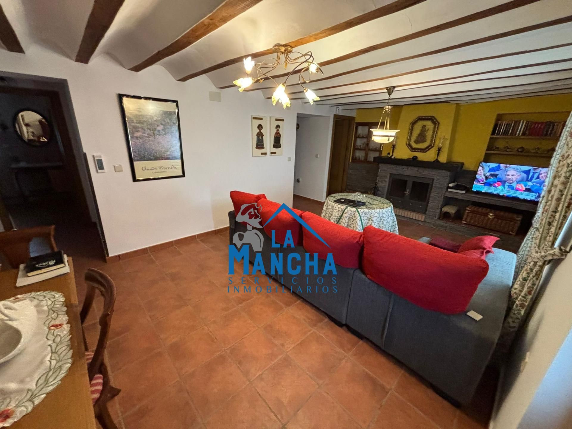 Sala d'estar de Casa o xalet en venda en  Albacete Capital amb Aire condicionat, Calefacció i Jardí privat