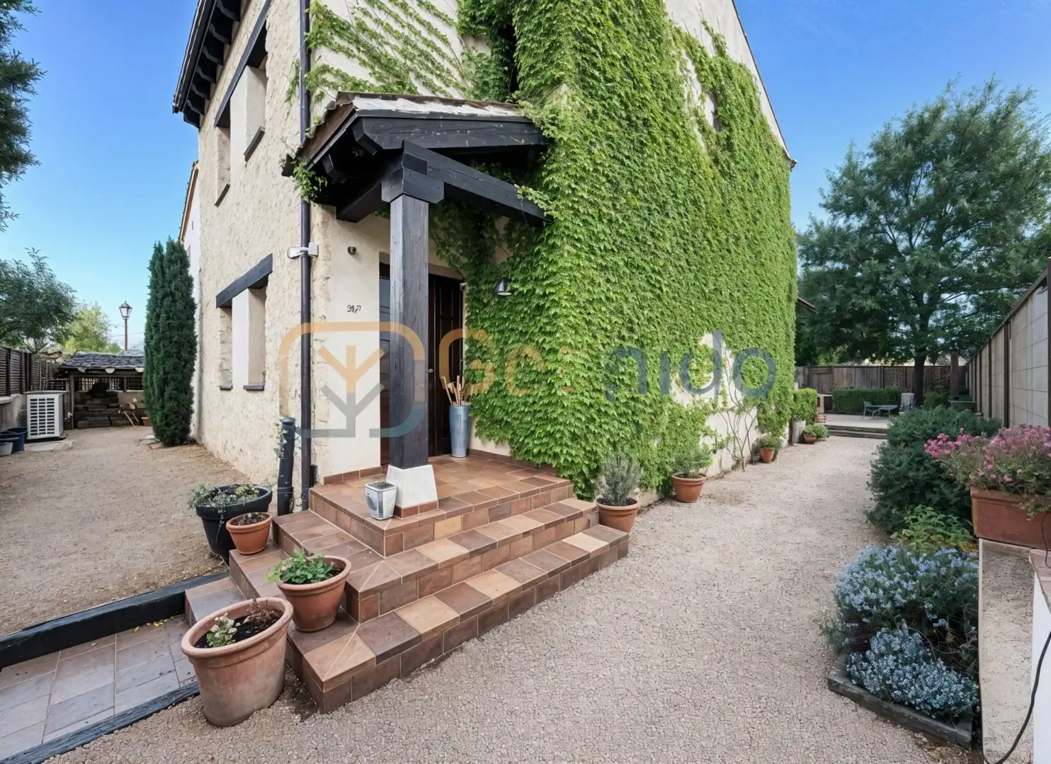 Vista exterior de Casa o xalet en venda en Vegas de Matute amb Calefacció, Jardí privat i Terrassa