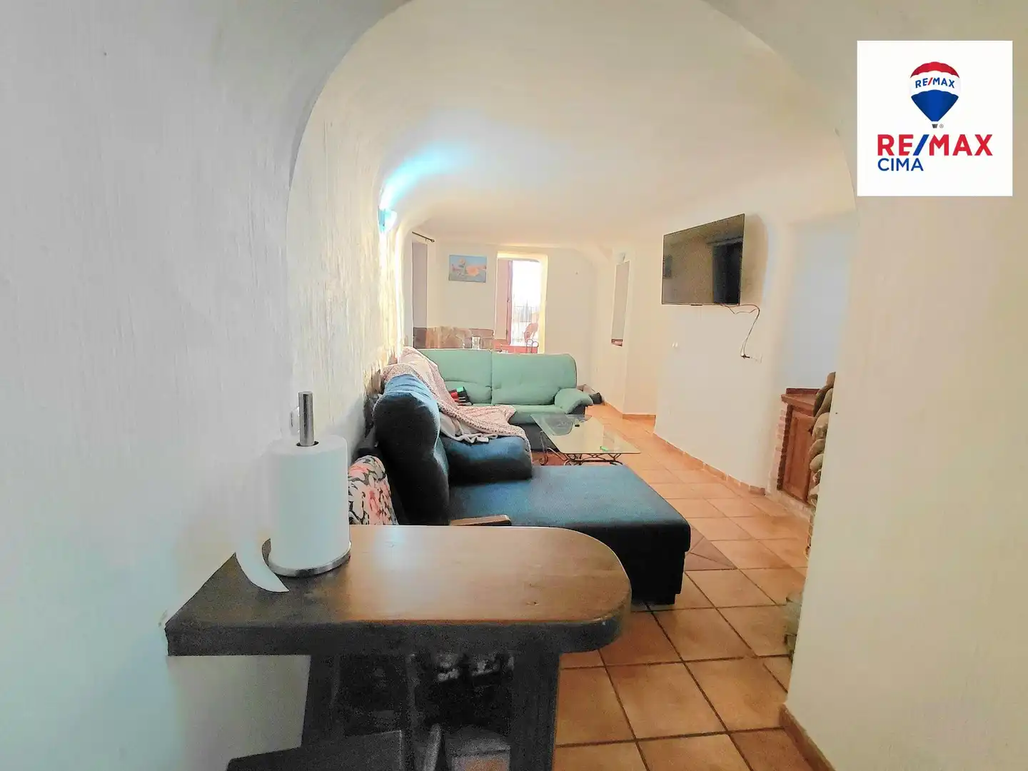 Sala d'estar de Finca rústica en venda en Galera amb Moblat