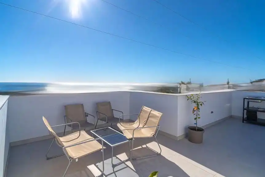 Terraza de Casa o chalet en venta en Nerja con Aire acondicionado, Terraza y Piscina