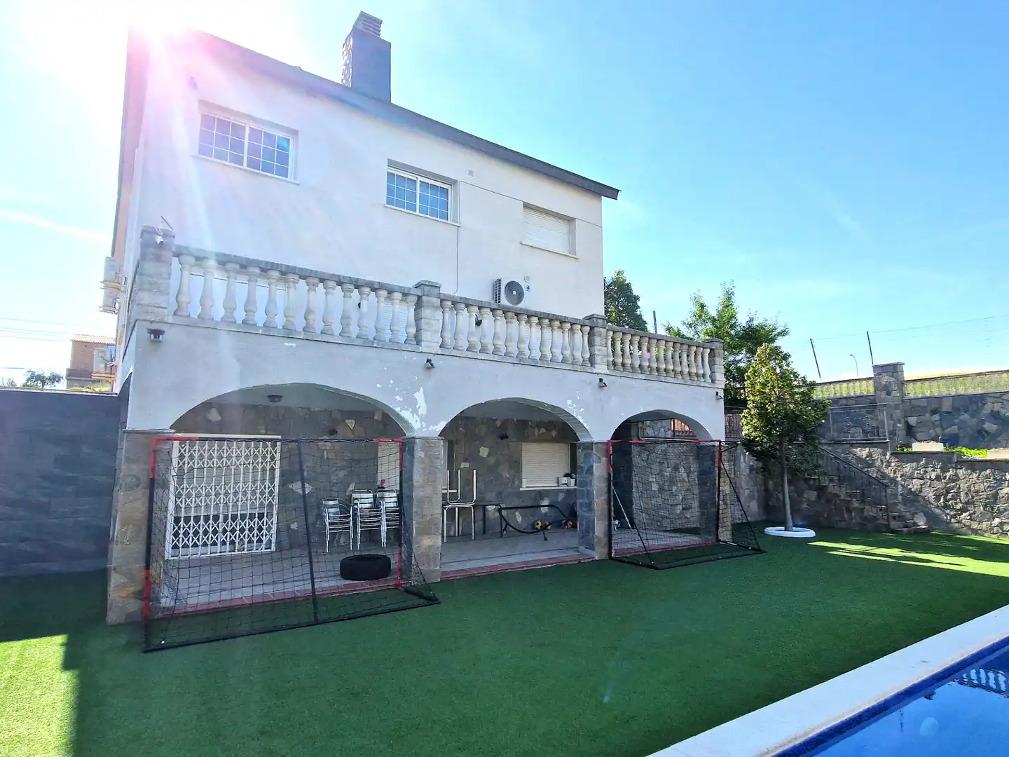 Jardín de Casa o chalet en venta en Terrassa con Aire acondicionado, Calefacción y Jardín privado