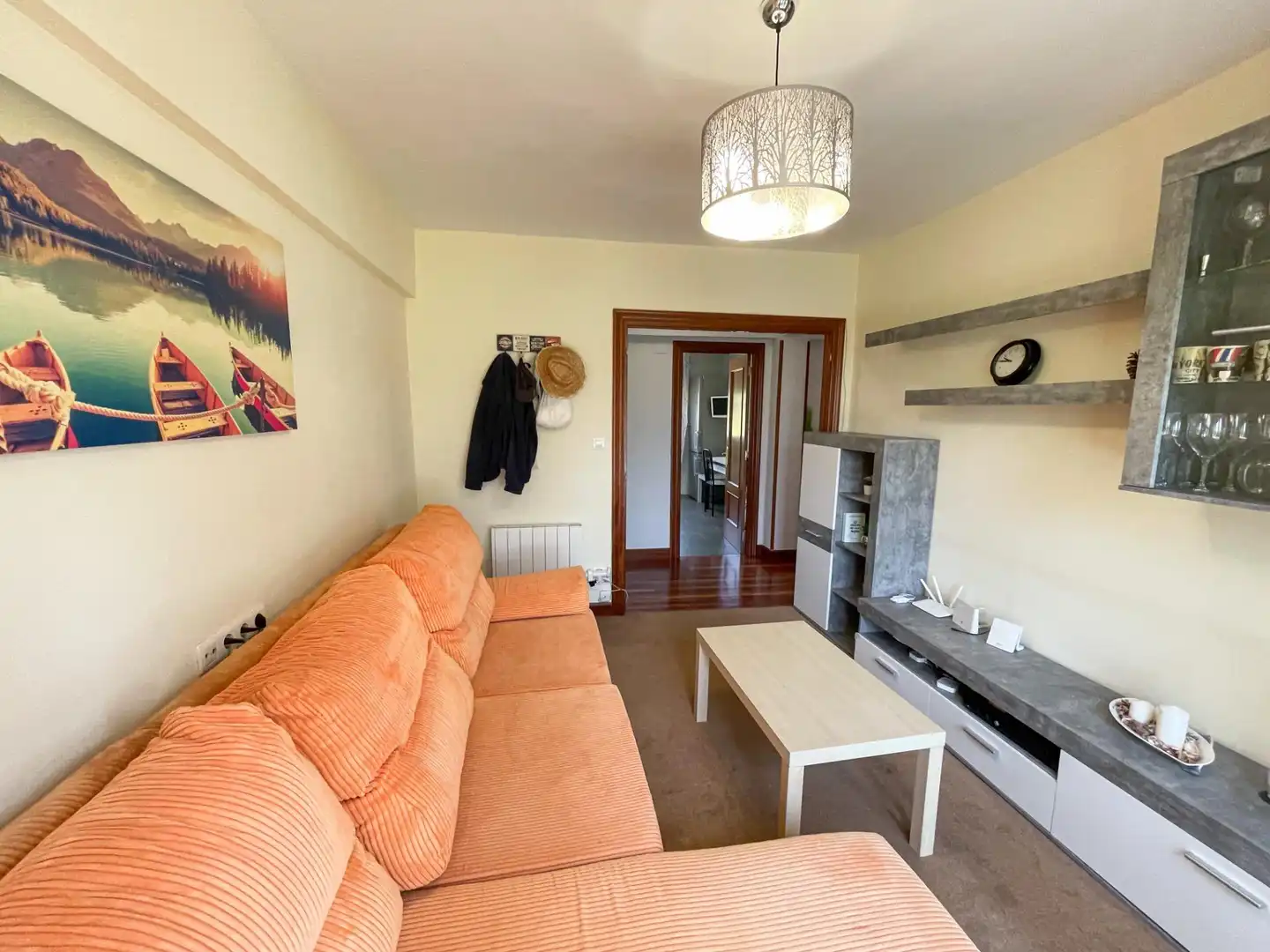 Living room of Houses for sale in Abanto y Ciérvana-Abanto Zierbena  with Heating, Private garden and Storage room