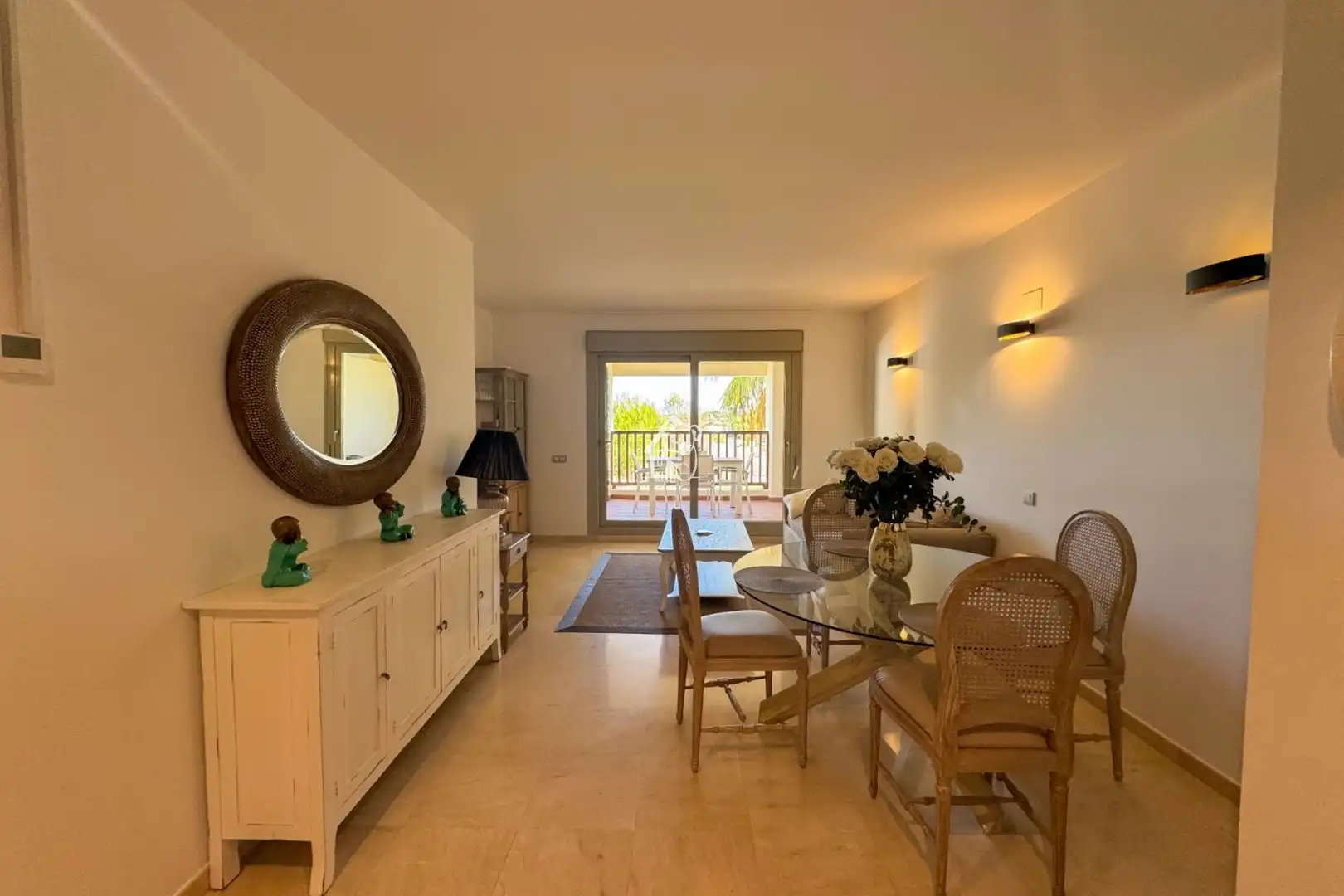 Esszimmer von Wohnung zur Miete in Orihuela mit Klimaanlage, Schwimmbad und Möbliert