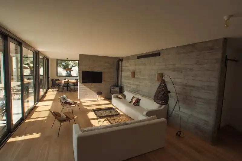 Sala de estar de Casa o chalet de alquiler en Begur con Aire acondicionado, Jardín privado y Terraza
