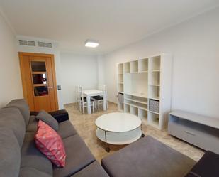 Living room of Flat to rent in El Ejido  with Air Conditioner and Parquet flooring