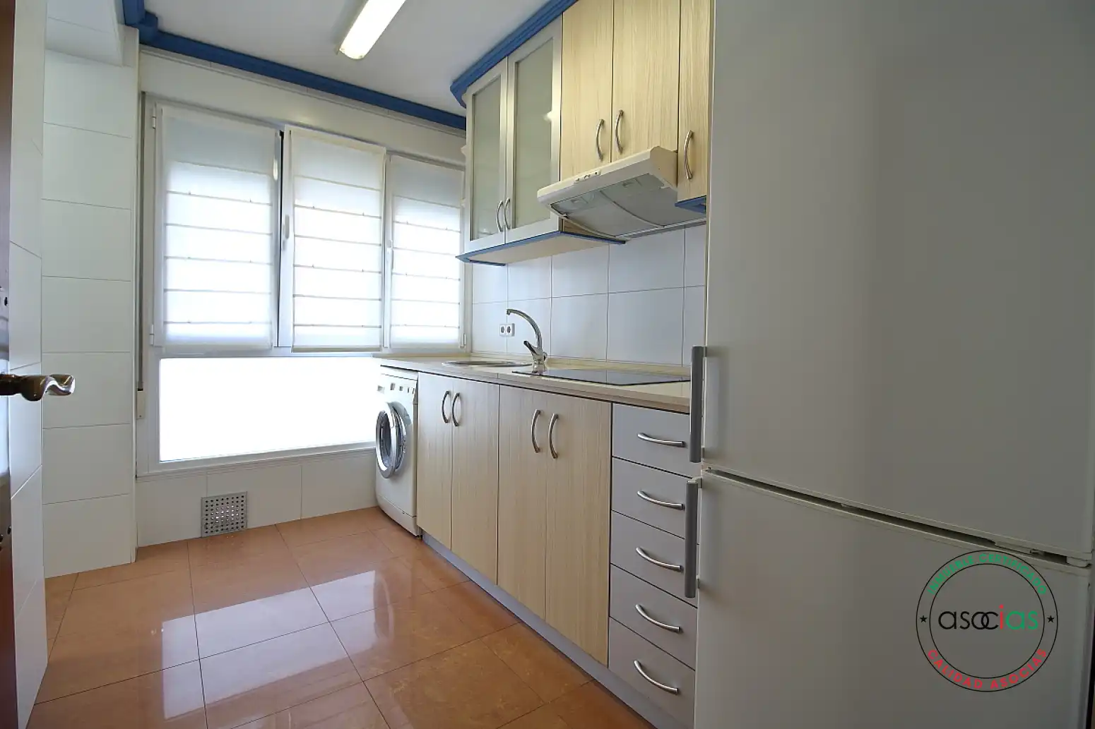 Kitchen of Flat for sale in Gijón   with Heating, Parquet flooring and Storage room