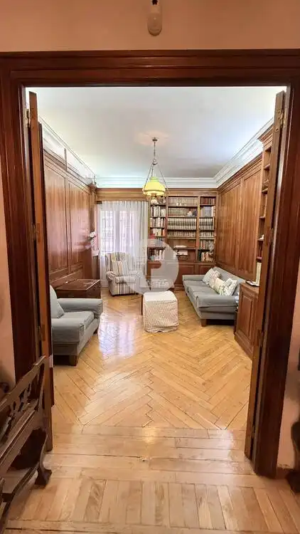 Sala d'estar de Pis en venda en  Madrid Capital amb Calefacció i Terrassa