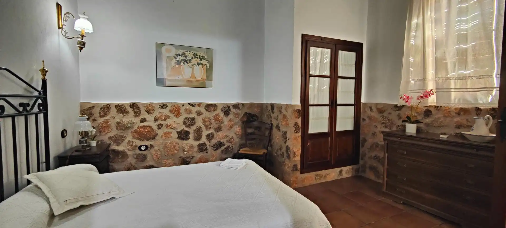 Dormitori de Finca rústica en venda en La Lapa amb Aire condicionat, Jardí privat i Terrassa