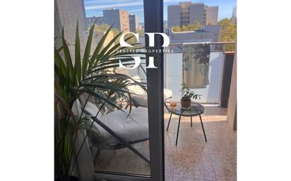 Balcony of Flat to rent in  Barcelona Capital  with Parquet flooring, Furnished and Balcony