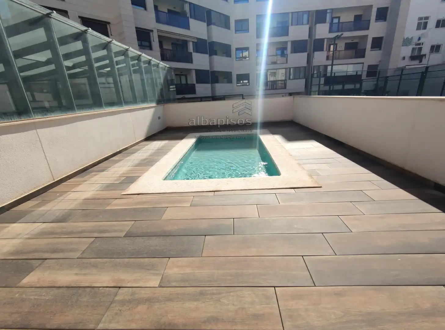 Schwimmbecken von Wohnung zur Miete in Albacete mit Heizung, Terrasse und Abstellraum