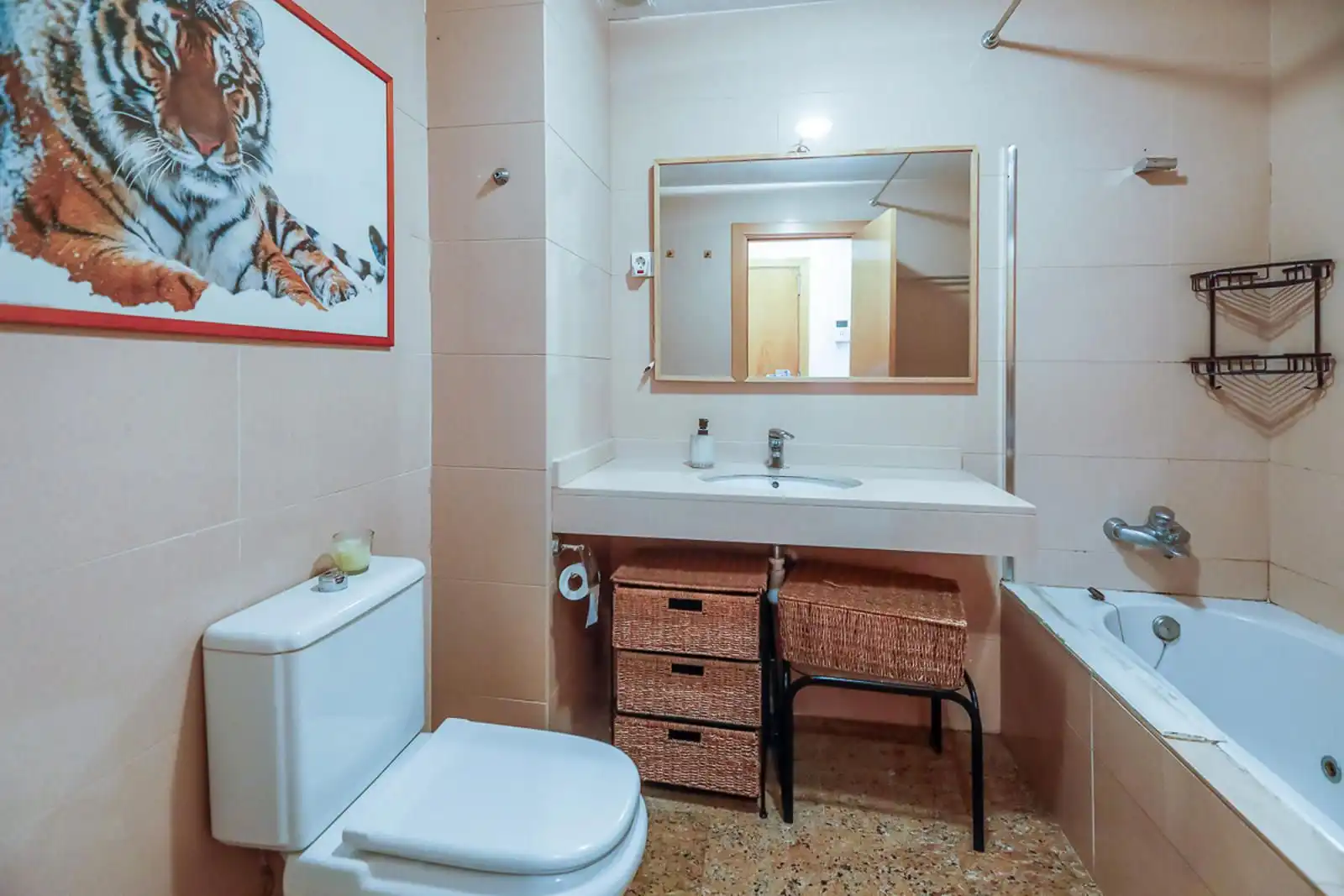 Badezimmer von Maisonette zum Verkauf in Sabadell mit Klimaanlage, Heizung und Parkett