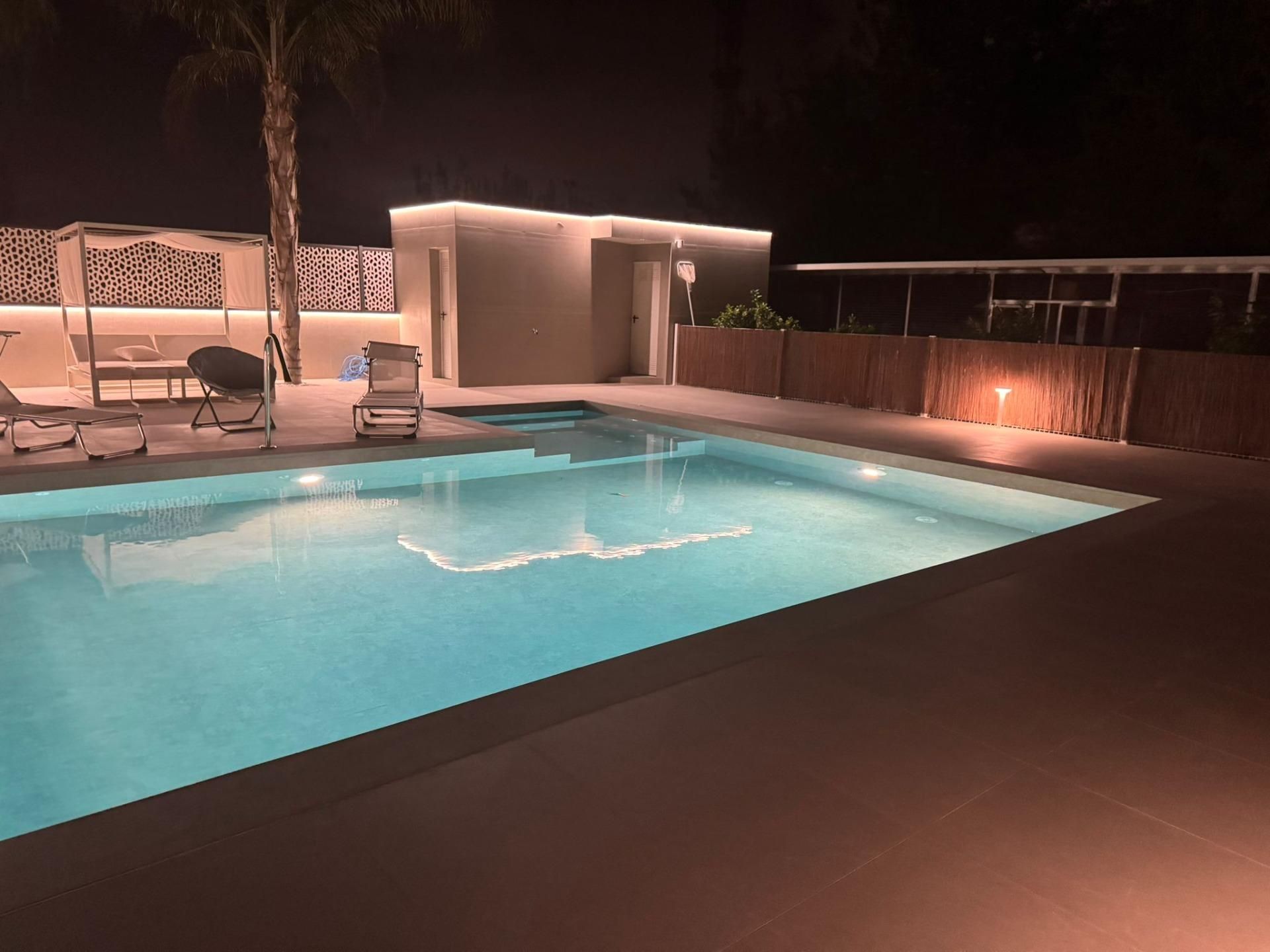 Piscina de Casa o chalet en venta en  Murcia Capital con Aire acondicionado, Calefacción y Parquet