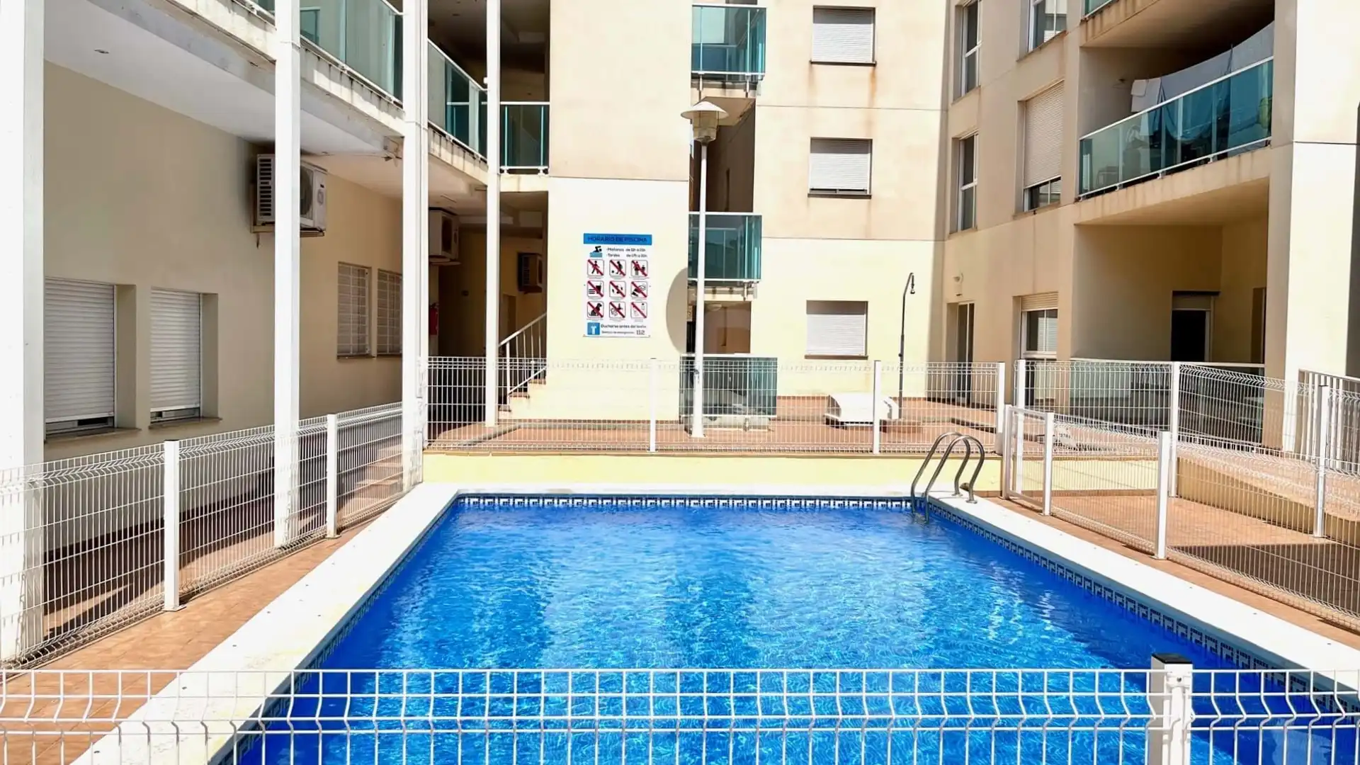 Swimming pool of Flat for sale in Torreblanca  with Air Conditioner, Heating and Swimming Pool