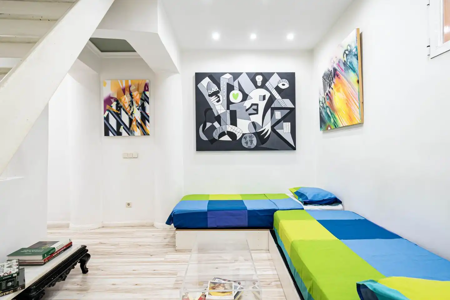 Bedroom of Ground floor for rent in Madrid  with Air Conditioner, Furnished and Internet