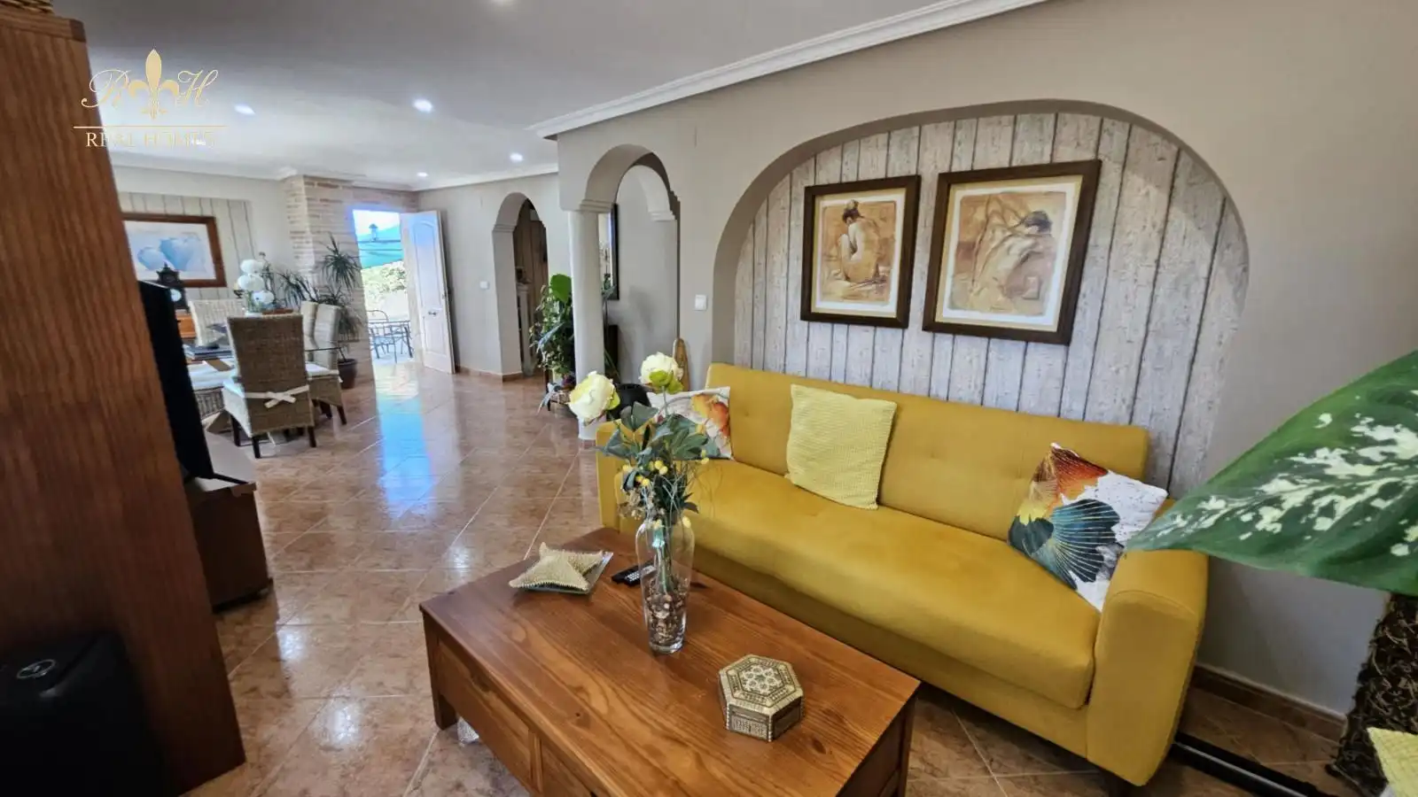 Sala de estar de Casa o chalet en venta en La Nucia con Piscina