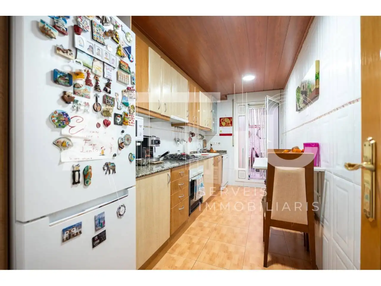 Küche von Maisonette zum Verkauf in Sabadell mit Klimaanlage, Heizung und Terrasse
