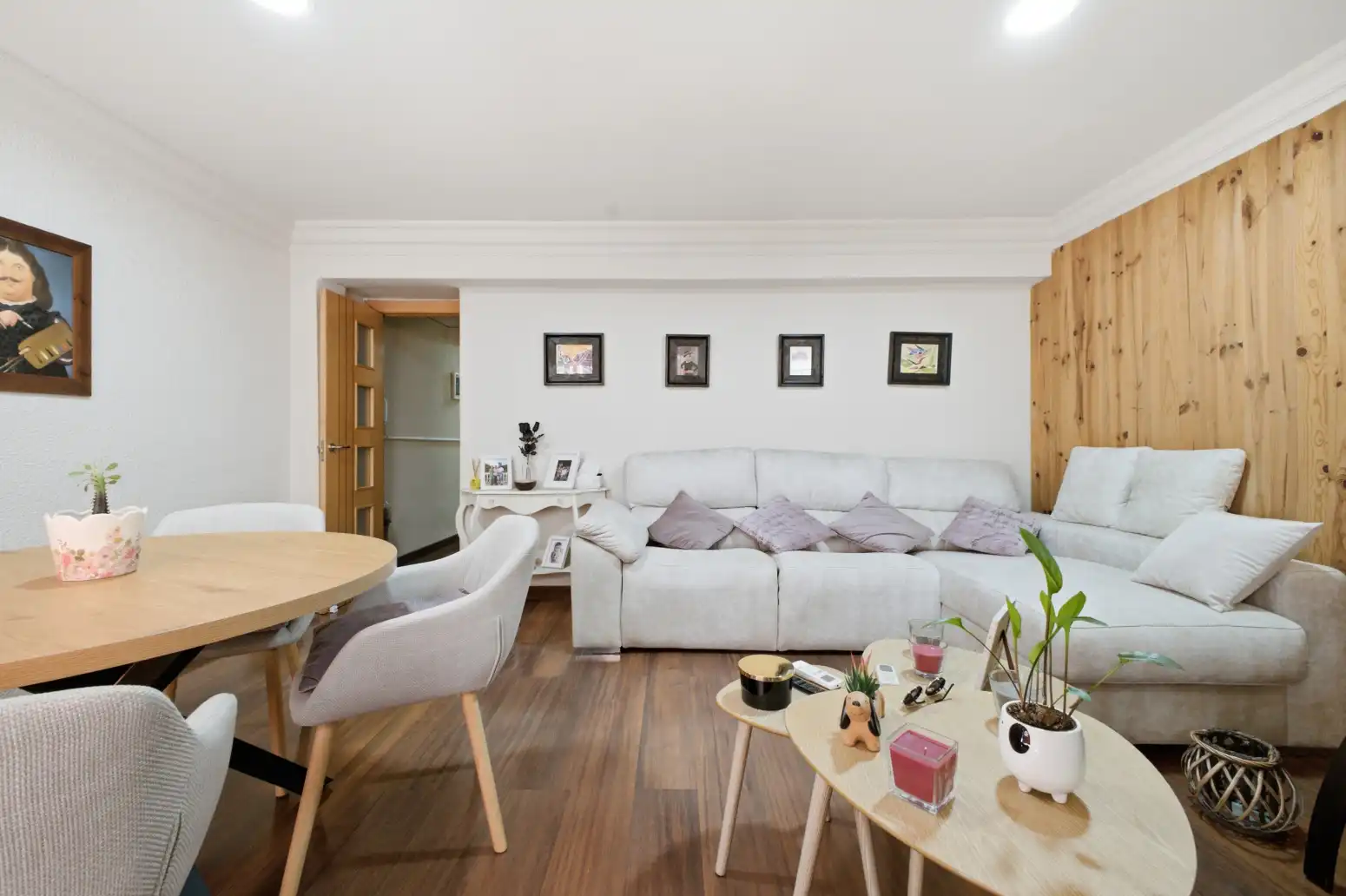 Sala d'estar de Pis en venda en Alaquàs amb Aire condicionat, Parquet i Terrassa