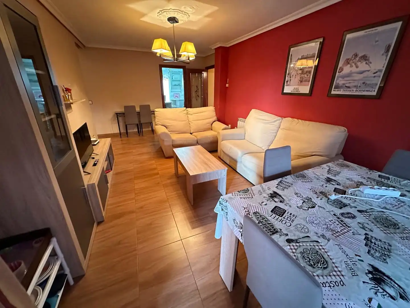 Sala de estar de Piso en venta en Talavera de la Reina con Calefacción, Terraza y Amueblado