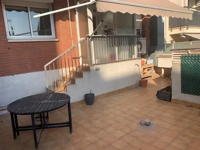 Terrasse von Wohnung zum Verkauf in Badalona mit Klimaanlage, Heizung und Parkett