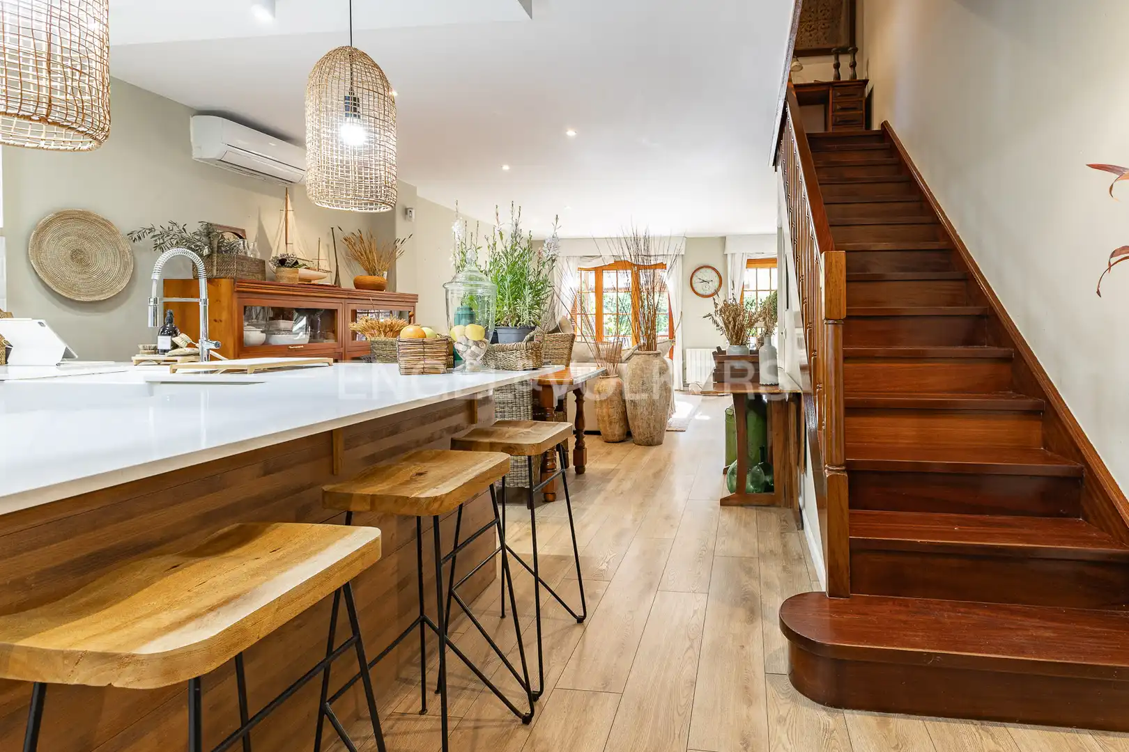 Cocina de Casa o chalet en venta en Badalona con Aire acondicionado, Calefacción y Jardín privado