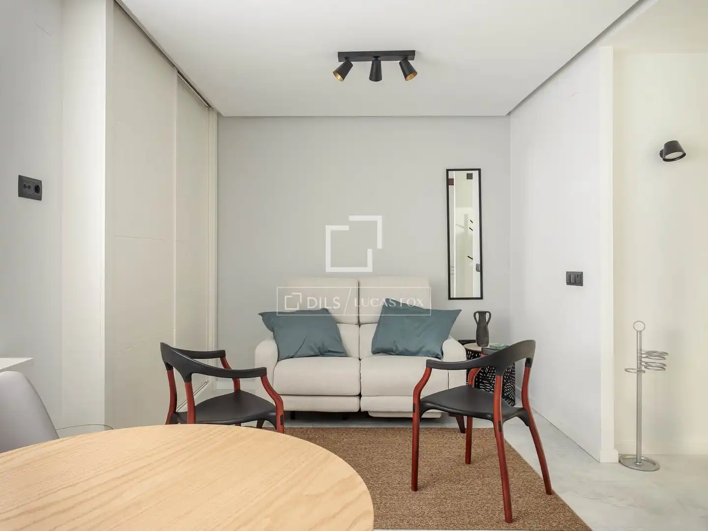 Living room of Lofts for rent in Madrid  with Air Conditioner, Heating and Furnished
