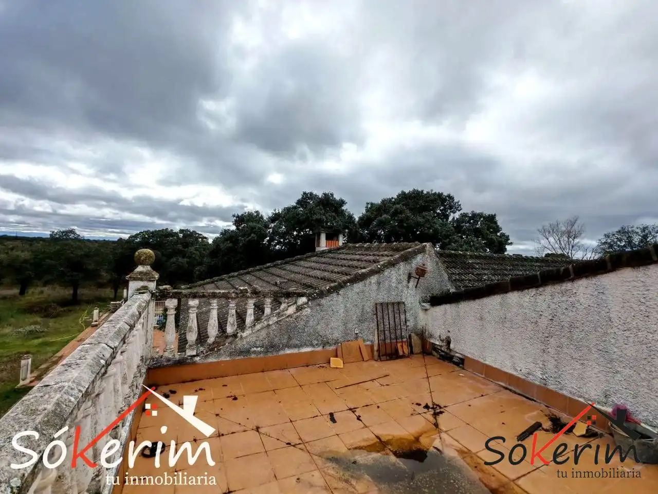 Terraza de Piso en venta en San Román de los Montes con Calefacción, Jardín privado y Terraza