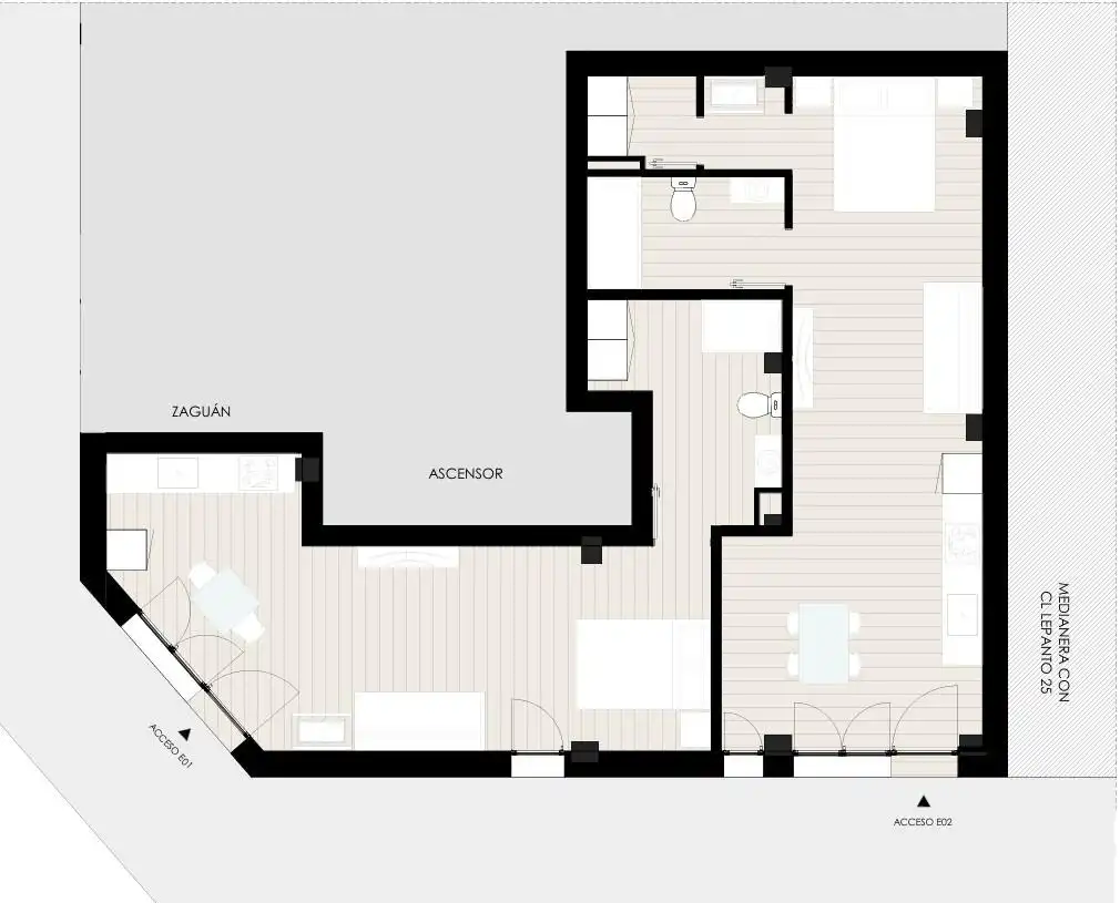 Estudio en venta en Castellón de la Plana / Castelló de la Plana