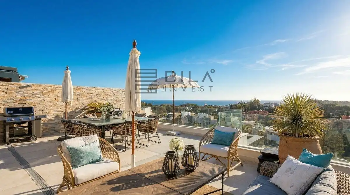 Terraza de Ático en venta en Marbella con Aire acondicionado, Terraza y Trastero