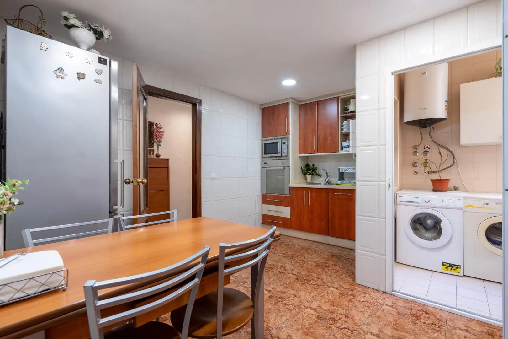 Kitchen of Flat for sale in Almería  with Air Conditioner, Storage room and Balcony